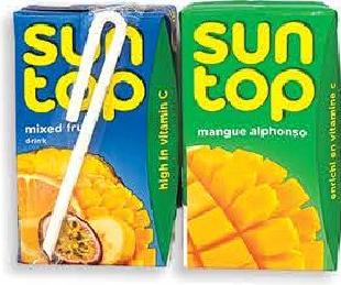 Sun Top Juice 250ml (4 Ref)