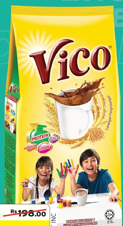 Vico Pouch Chocolate Malt Drink 400G