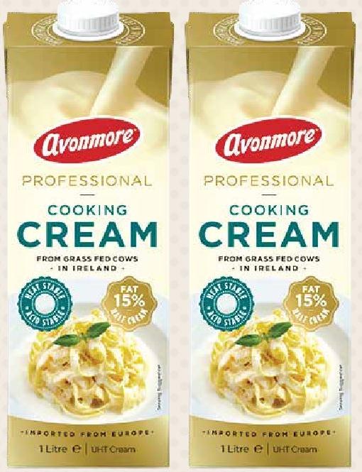 Avonmore UHT Cooking Cream Fat 15% 1L