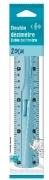 Carrefour Double Decimeter Ruler, 20 cm, Plastic