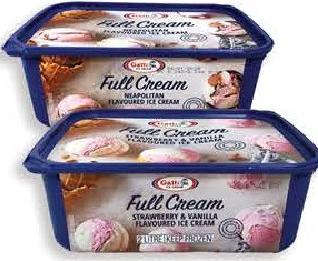 Gatti Full Cream Ice Cream 2lts (5 Refs)