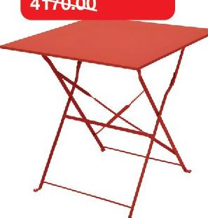 Table Bistrot 70x70 cm Terra Cotta
