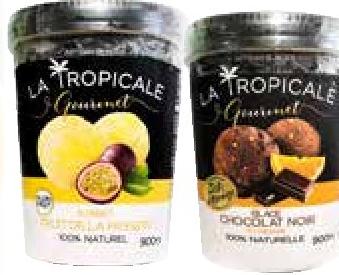 La Tropicale Gourmet Glace / Sorbet all refs - 900ml