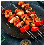 Lot de 6 piques à brochettes pour barbecue