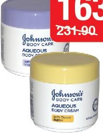 Adult Aqueous Cream - Johnson's Coco Butter / Vitamine E le pot de 350ml