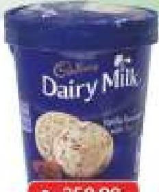 Cadbury Dairy Milk Ice Cream Pint 480ml (Crunchies/Caramel)