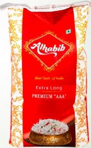 Al Habib Riz Basmati XXL Le sachet de 20 kg