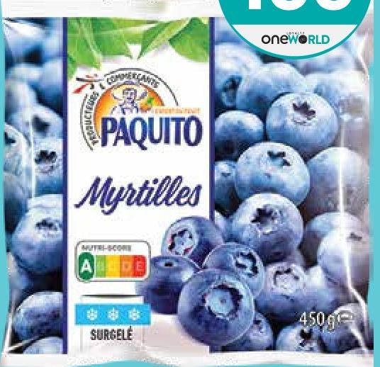 Paquito Blueberries Surgelé 450g