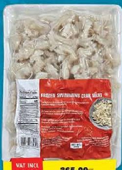 Xcellent Frozen Swimming Crab Meat 250g