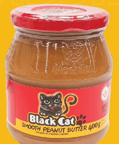 Black Cat Smooth Peanut Butter 400g