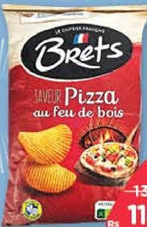 Brets Chips Pizza au feu de bois 125 g
