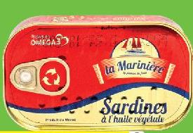 LA MARINIÈRE SARDINES 125G