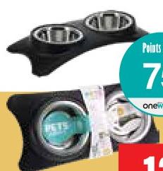 Pets Collection Set of 2 Bowls for Pet
