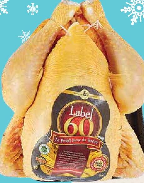LABEL 60 Whole Chicken Fresh 500G