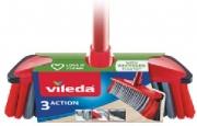 Vileda 3 Action Revolution Broom with Handle