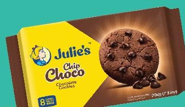Julie's Chip Choco Chocolate Cookies 208g