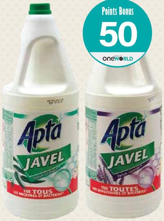 Apta Eau de Javel Parfumée Eucalyptus / Lavande 2L
