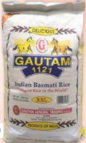 GAUTAM XXL 1121 Indian Basmati Rice 20 KG