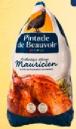 Pintade entière Pintade de Beauvoir Le pintade d'1.4 kg