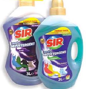 Sir Laundry Gel Detergent Black/Universal 3lts (2 Refs)