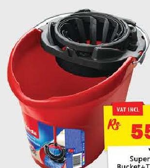 Vileda Supermocio Oval Bucket+Torsion Wringer