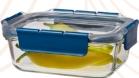 Lock & Lock Food Storage Container with Lid 630ml Glass