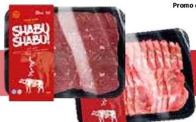 Allana Buffalo Blade Slices Shabu Shabu/ Rib Eye Slices Shabu Shabu/ Striploin Slices Shabu Shabu - 200g