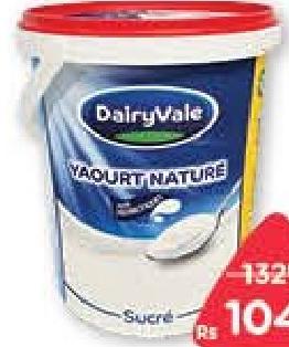Dairyvale Yaourt Nature Sucré 1 kg