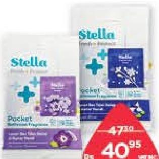 Stella Pocket Bathroom Fragrance Cool Blue, Fresh Green, Orange Twist, Purple Dream