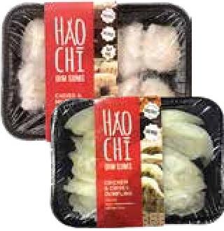 Hao Chi Chicken & Chives Dumpling, 250g / Chives & Mushroom Dumpling, 265g