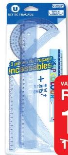 3 Pièces de Traçage Incassables