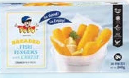 DODO Fish Fingers Cheese 360g