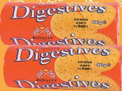 Royalty Digestives Biscuits 400g
