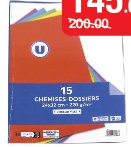 File Folders 24x32 cm x15 Couleurs Vives