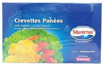 Maremmer Breaded Shrimp 400g (3 Refs)