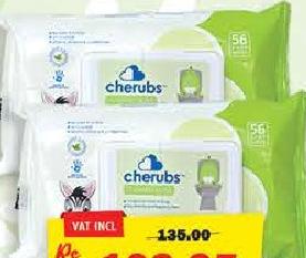 Cherubs Baby Wipes Scented/Unscented x56pcs