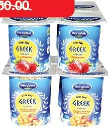 Dairyvale Low Fat Greek Yogurt 4 x 125g