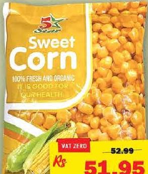 5 Star Frozen Sweet Corn 400g
