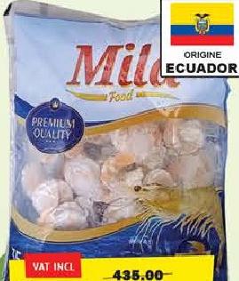 Mila Deveined Peeled White Shrimp 41/50 350g