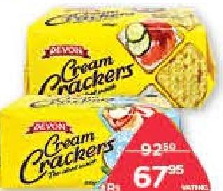 Devon Cream Crackers Original, Light 200 g