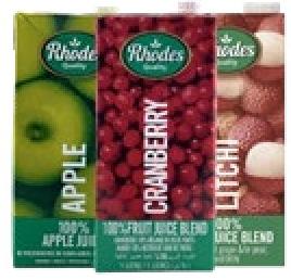 Rhodes Fruit Juice 1lt All Refs