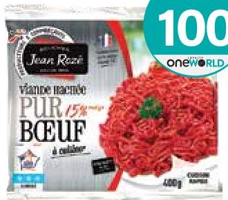 Jean Rozé Viande Hachée Pur Boeuf 400g