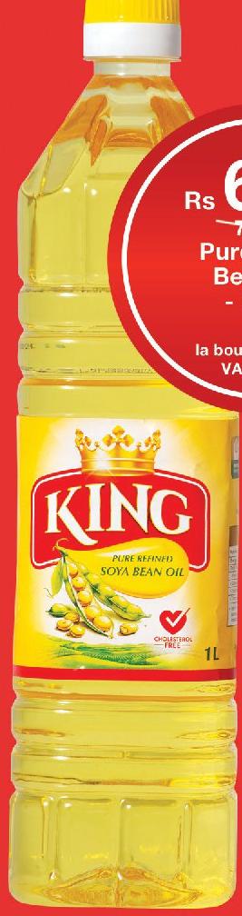 King Pure Refined Soy Bean Oil 1L