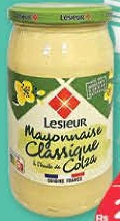 Lesieur Mayonnaise Classique à l'Huile de Colza 710 g