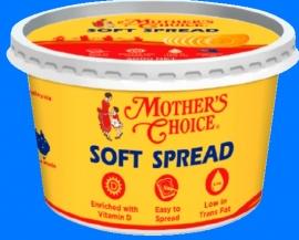 Margarine Mother's Choice Soft Spread La boîte de 500 g
