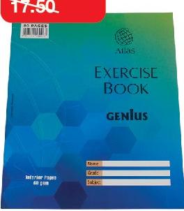 Exercise Book XL 80 Pages Genius - Atlas