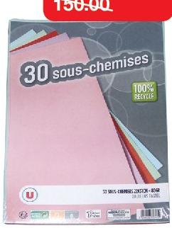 Sous-chemise 22x31 cm x30