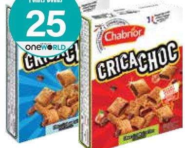 Chabrior Cricachoc Chocolat au Lait / Noisettes 400g