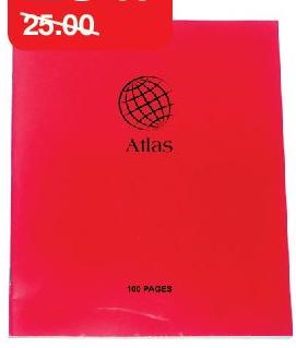 Red Cover XL Notebook 100 Pages