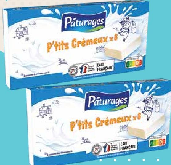 Pâturages P'tits Crémeux X 8 144g